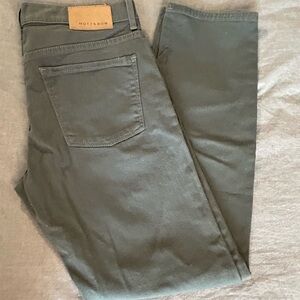 Mott & Bow Slim Jeans — Olive Green